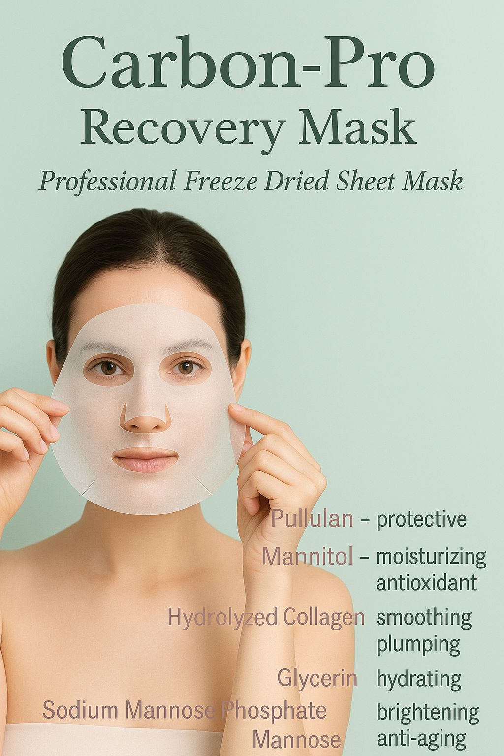 Carbon-Pro RECOVERY MASK FREEZE-DRIED SHEET MASK