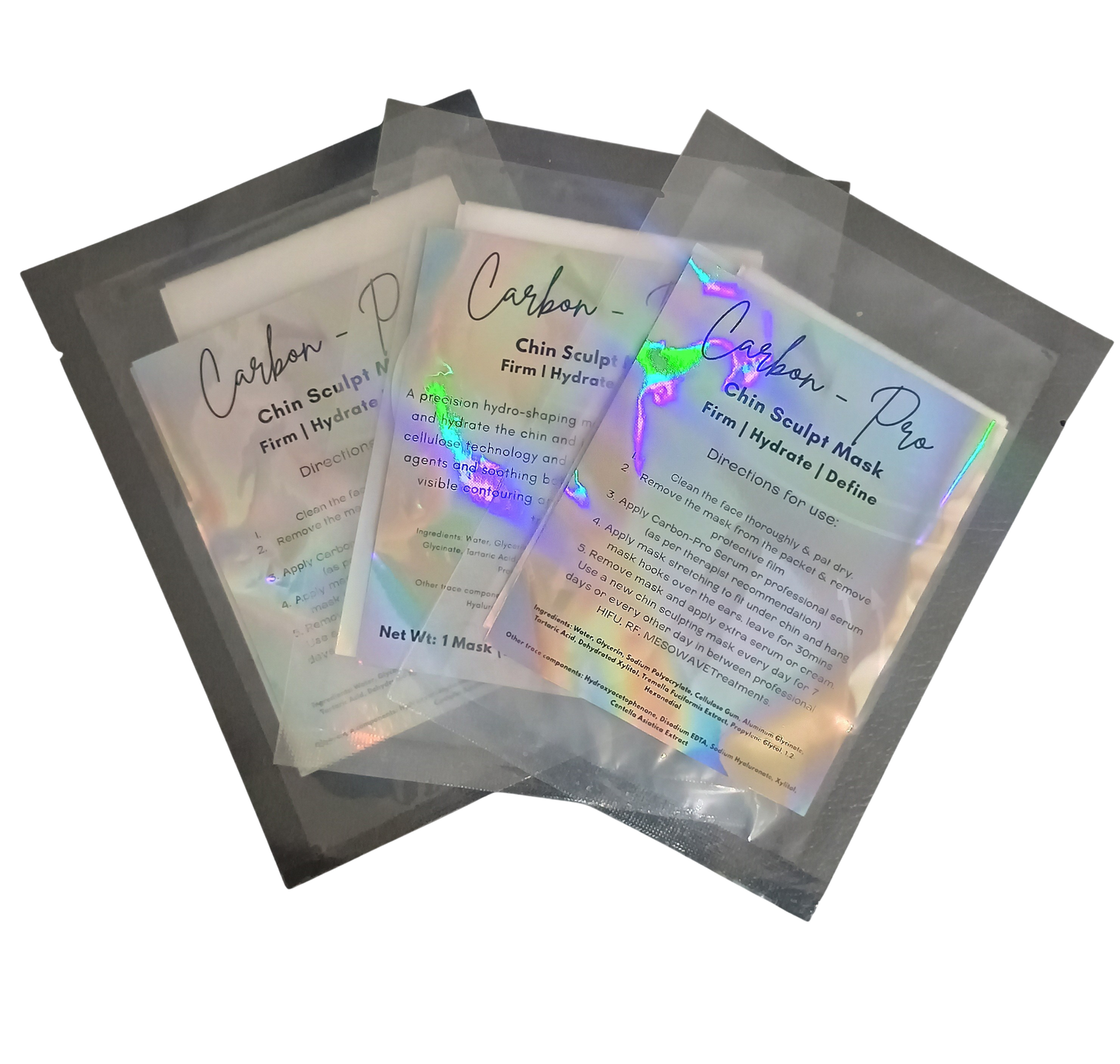 Chin-up Sculpting Mask 3pack